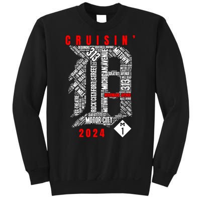 Cruisin Detroit D Woodward Avenue Ave 2024 M1 Sweatshirt