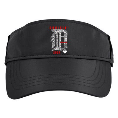 Cruisin Detroit D Woodward Avenue Ave 2024 M1 Adult Drive Performance Visor