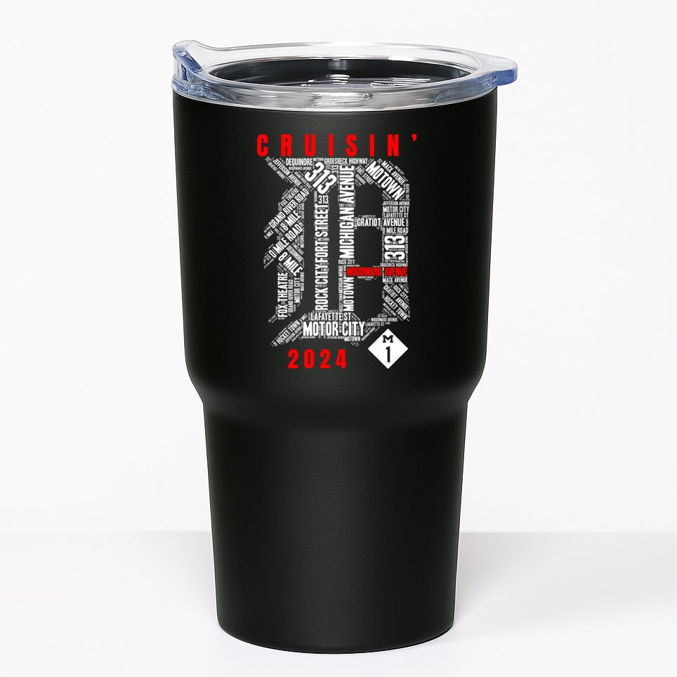 Cruisin Detroit D Woodward Avenue Ave 2024 M1 Tumbler