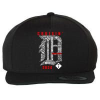 Cruisin Detroit D Woodward Avenue Ave 2024 M1 Wool Snapback Cap