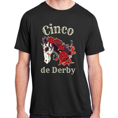 Cinco de Derby Horse Racing Adult ChromaSoft Performance T-Shirt