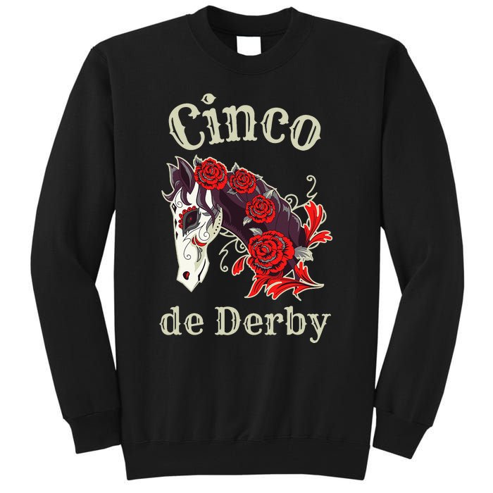 Cinco de Derby Horse Racing Tall Sweatshirt