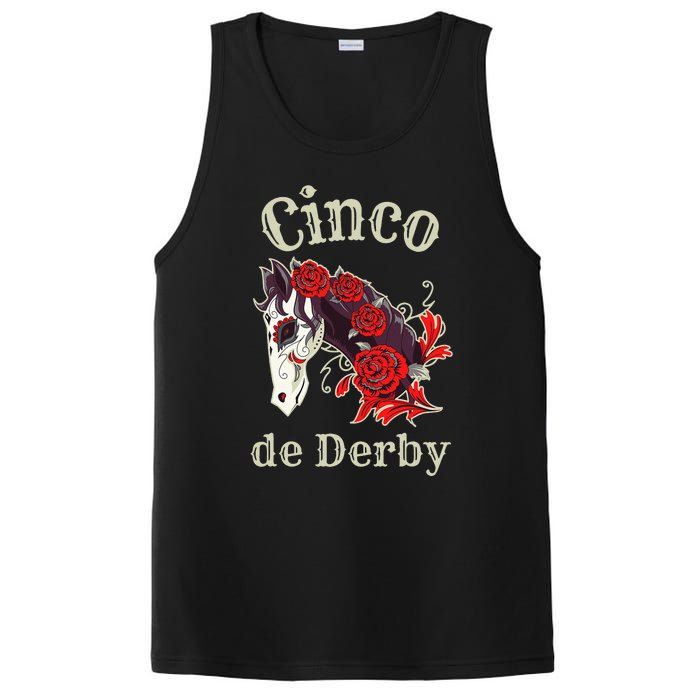 Cinco de Derby Horse Racing PosiCharge Competitor Tank