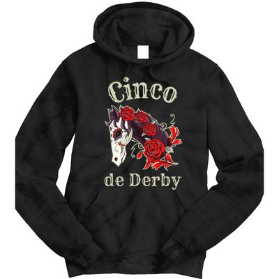 Cinco de Derby Horse Racing Tie Dye Hoodie