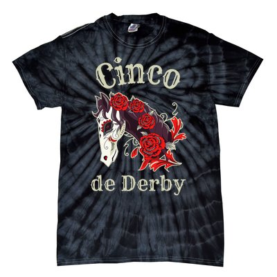 Cinco de Derby Horse Racing Tie-Dye T-Shirt