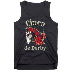 Cinco de Derby Horse Racing Tank Top