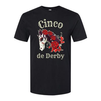 Cinco de Derby Horse Racing Softstyle CVC T-Shirt