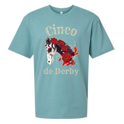 Cinco de Derby Horse Racing Sueded Cloud Jersey T-Shirt