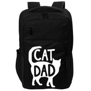 Cat Dad Daddy Cat Lovers Father's Day Gift Impact Tech Backpack