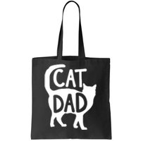 Cat Dad Daddy Cat Lovers Father's Day Gift Tote Bag