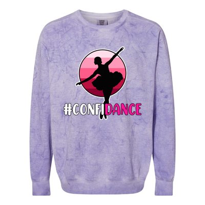 Confidance Dancers Dancing Dance Day Graphic Cute Gift Colorblast Crewneck Sweatshirt