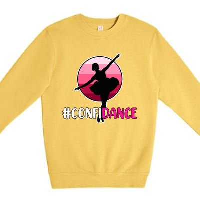 Confidance Dancers Dancing Dance Day Graphic Cute Gift Premium Crewneck Sweatshirt