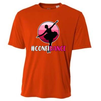 Confidance Dancers Dancing Dance Day Graphic Cute Gift Cooling Performance Crew T-Shirt