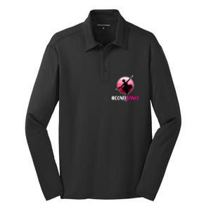 Confidance Dancers Dancing Dance Day Graphic Cute Gift Silk Touch Performance Long Sleeve Polo