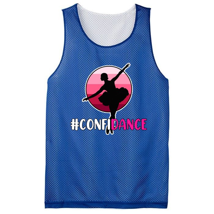 Confidance Dancers Dancing Dance Day Graphic Cute Gift Mesh Reversible Basketball Jersey Tank