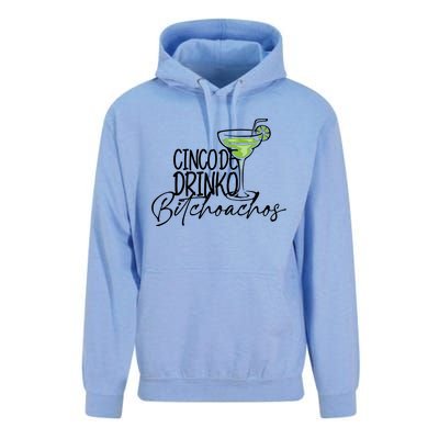 Cinco De Drinko Bitchachos Funny Cinco De Mayo Drinking Unisex Surf Hoodie