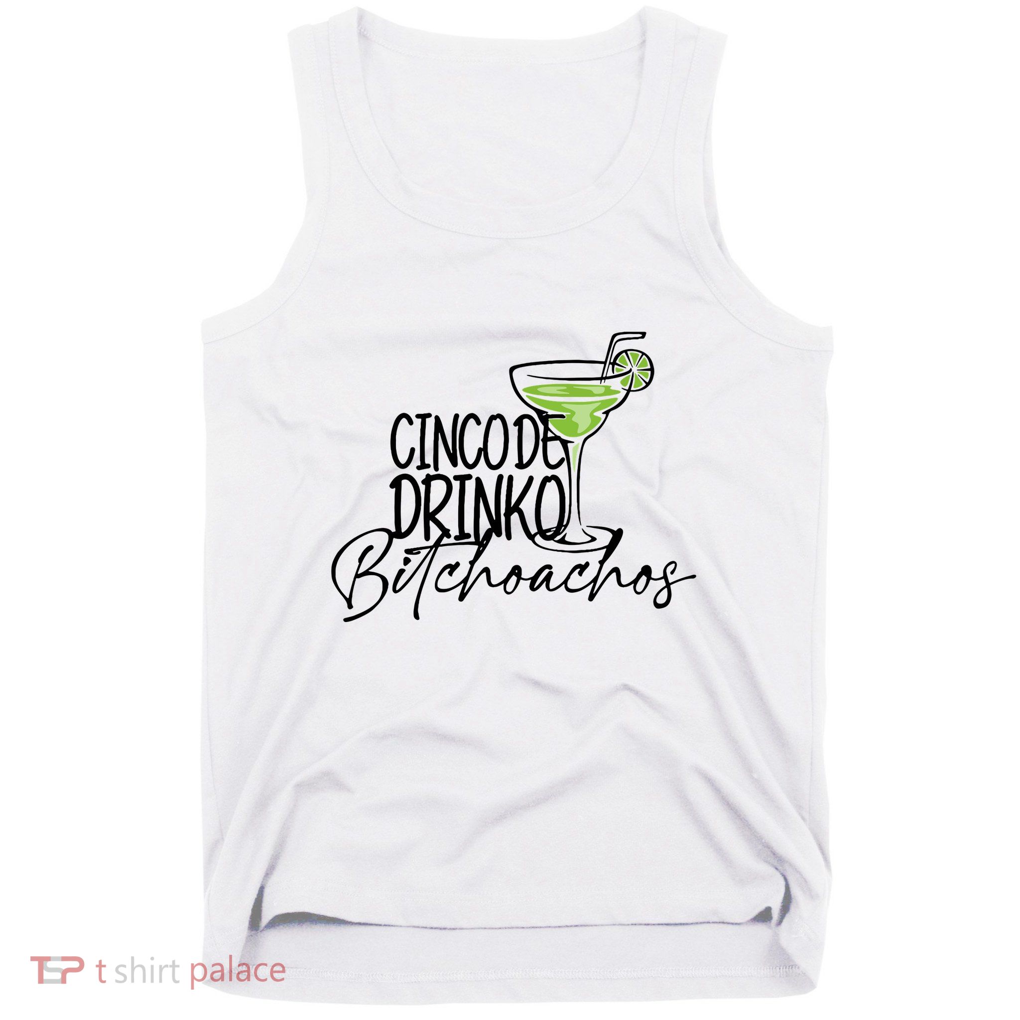 Cinco De Drinko Bitchachos Funny Cinco De Mayo Drinking Tank Top