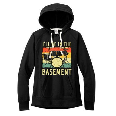 Cool Drumming Design For Men Women Drum Set Drumming Drummer Women's Fleece Hoodie