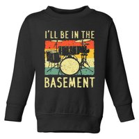 Cool Drumming Design For Men Women Drum Set Drumming Drummer Toddler Sweatshirt