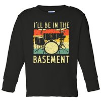 Cool Drumming Design For Men Women Drum Set Drumming Drummer Toddler Long Sleeve Shirt