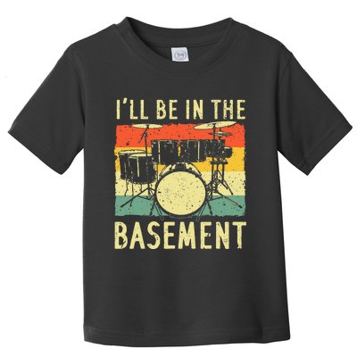 Cool Drumming Design For Men Women Drum Set Drumming Drummer Toddler T-Shirt