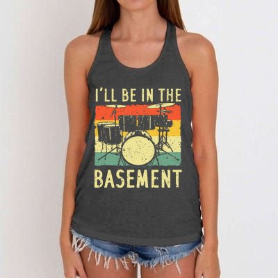 Cool Drumming Design For Men Women Drum Set Drumming Drummer Women's Knotted Racerback Tank