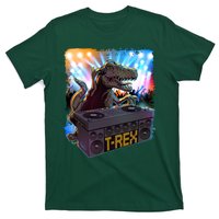 Cool DJ Dance Party TRex Dinosaur T-Shirt