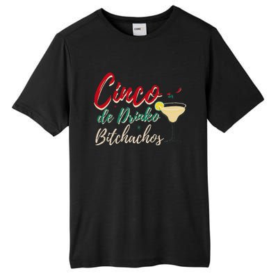 Cinco De Drinko Bitchachos Funny Drinking Mexican Tall Fusion ChromaSoft Performance T-Shirt