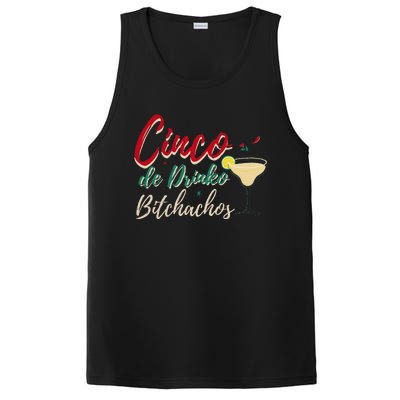 Cinco De Drinko Bitchachos Funny Drinking Mexican PosiCharge Competitor Tank