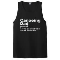 Canoeing Dad Definition Canoe Fathers Day Gift PosiCharge Competitor Tank