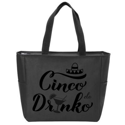 Cinco De Drinko Zip Tote Bag