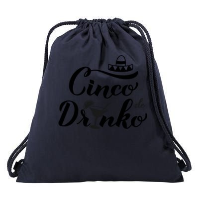 Cinco De Drinko Drawstring Bag