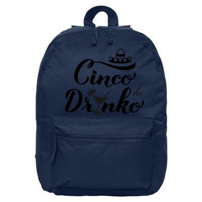 Cinco De Drinko 16 in Basic Backpack