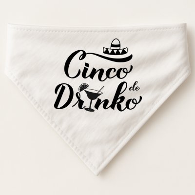 Cinco De Drinko USA-Made Doggie Bandana
