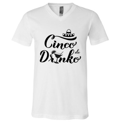 Cinco De Drinko V-Neck T-Shirt