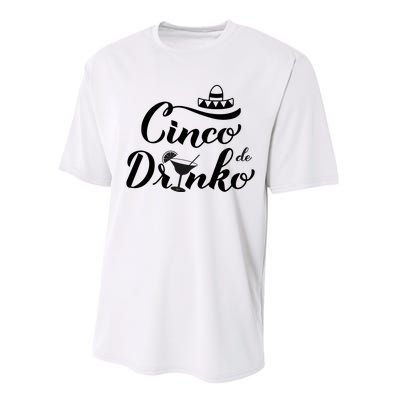 Cinco De Drinko Performance Sprint T-Shirt