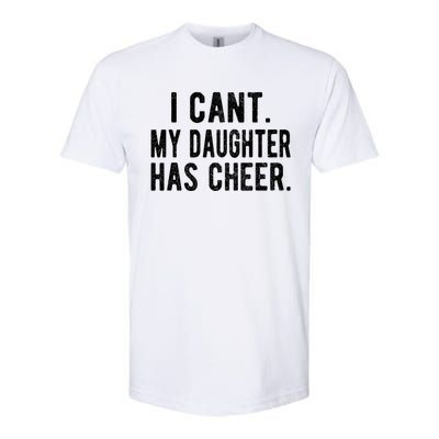 Cheer Dad Daughter Cheerleading FatherS Day Cheerleader Softstyle® CVC T-Shirt