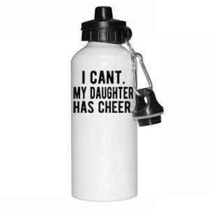 Cheer Dad Daughter Cheerleading FatherS Day Cheerleader Aluminum Water Bottle