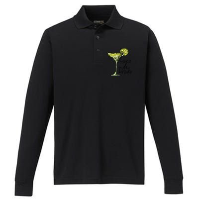 Cinco De Drinko Funny Cinco De Mayo Performance Long Sleeve Polo