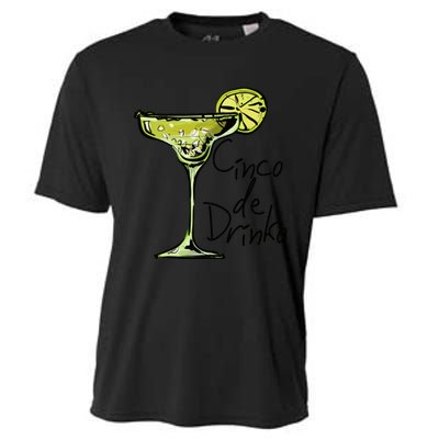 Cinco De Drinko Funny Cinco De Mayo Cooling Performance Crew T-Shirt