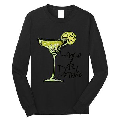 Cinco De Drinko Funny Cinco De Mayo Long Sleeve Shirt