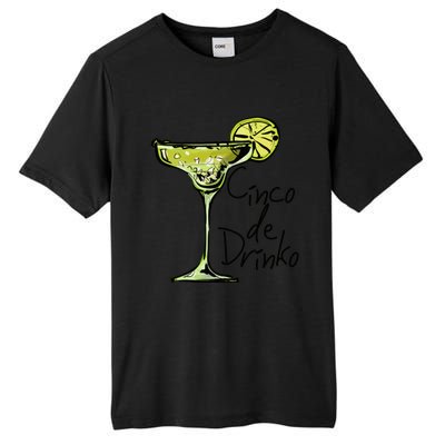 Cinco De Drinko Funny Cinco De Mayo Tall Fusion ChromaSoft Performance T-Shirt