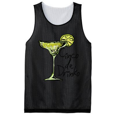 Cinco De Drinko Funny Cinco De Mayo Mesh Reversible Basketball Jersey Tank