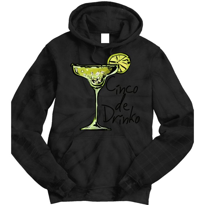 Cinco De Drinko Funny Cinco De Mayo Tie Dye Hoodie