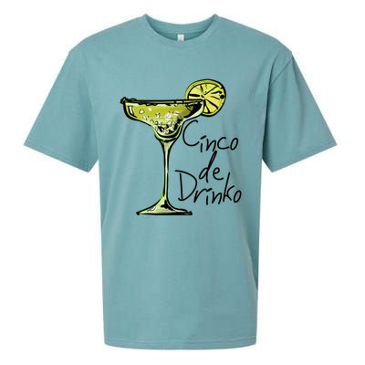 Cinco De Drinko Funny Cinco De Mayo Sueded Cloud Jersey T-Shirt