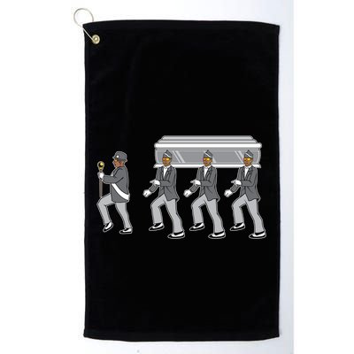 Coffin Dance Deadlifter Funny Funeral Director Mortician Great Gift Golf Towel