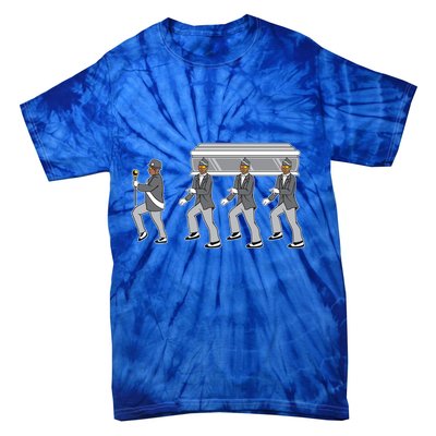Coffin Dance Deadlifter Funny Funeral Director Mortician Great Gift Tie-Dye T-Shirt