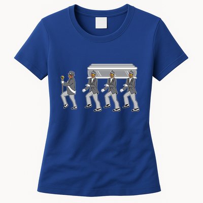 Coffin Dance Deadlifter Funny Funeral Director Mortician Great Gift Womens T-Shirt
