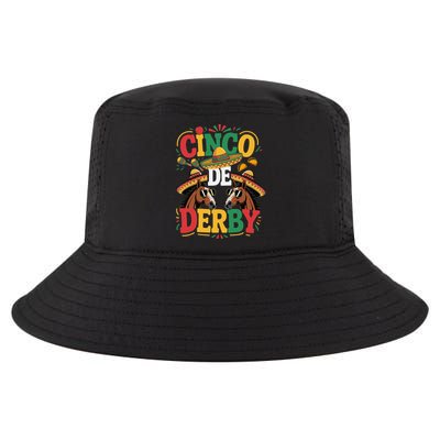 Cinco De Derby Funny Derby De Mayo Taco Horse Racing Cool Comfort Performance Bucket Hat