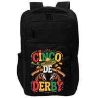 Cinco De Derby Funny Derby De Mayo Taco Horse Racing Impact Tech Backpack